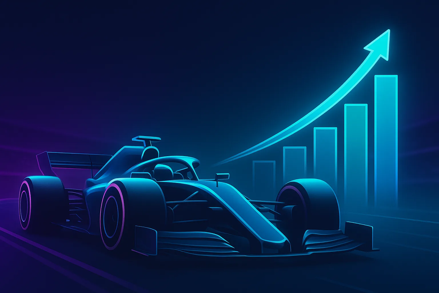 Neon Futuristic Race and Growth